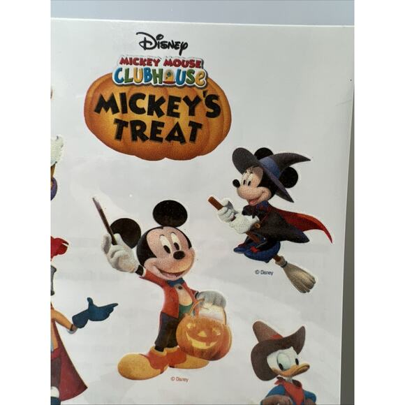 Disney Mickey Mouse Club House Treat Halloween DVD Temporary Tattoos Rare 6 Ct - Picture 4 of 12